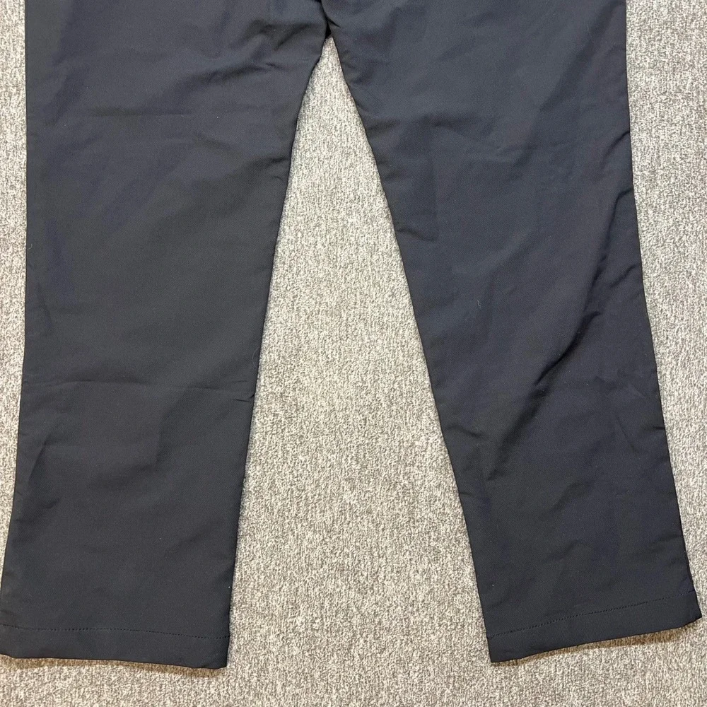 Banana Republic Mens Black Flat Front Stretch Pants Size 34x30 New With Tags